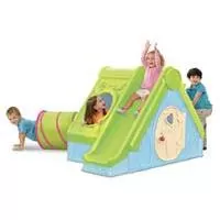 Kliknite za detalje - Dečija kućica sa malim toboganom Curver Funtivity play house