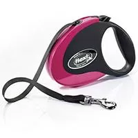 Kliknite za detalje - Flexi Povodac za pse Collection S Tape 3m Pink-Black 