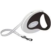 Kliknite za detalje - Flexi Povodac za pse Collection M Tape 5m White-Brown 