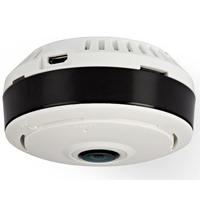 Plafonska Wi-Fi HD IP panoramska kamera za video nadzor Nedis IPCMP20CWT FishEye