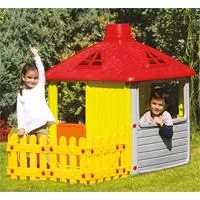 Kliknite za detalje - Dečija kućica sa ogradom Dolu Toys 3011