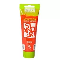 Kliknite za detalje - STANDART Akrilna boja Akrilik Svetla crvena Skerletna 120ml