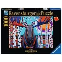 Kliknite za detalje - Ravensburger Puzzle 1000 delova - Zimski los Wynne Parkin 13979