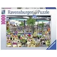 Kliknite za detalje - Ravensburger Puzzle 1000 delova - Cvetna pijaca u Amsterdamu 13987