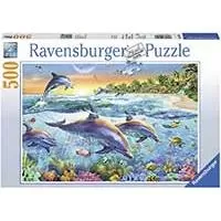 Kliknite za detalje - Ravensburger Puzzle 500 delova - Uvala delfina 14210