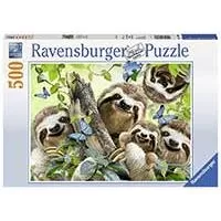 Kliknite za detalje - Ravensburger Puzzle 500 delova - Lenjivci prave selfi 14790