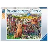 Kliknite za detalje - Puzzle 500 delova Kuce u bašti Ravensburger 15036