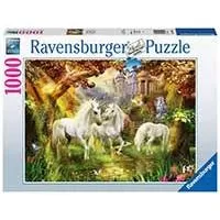 Kliknite za detalje - Puzzle Slagalica 1000 Jednorozi u šumi Ravensburger 15992