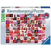 Kliknite za detalje - Puzzle Slagalica 1500 delova 99 Lepih crvenih stvari Ravensburger 16215