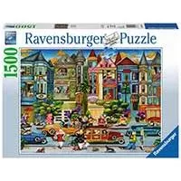 Kliknite za detalje - Puzzle Slagalica 1500 delova The Painted Ladies u San Francisku Ravensburger 16261