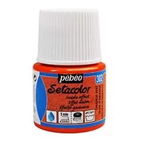 Kliknite za detalje - PEBEO Setacolor - Suede Effect - Pokrivna boja za tekstil 45ml ORANGE ZIST 664701