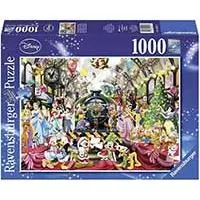 Kliknite za detalje - Puzzle Slagalica 1000 delova Diznijev Božićni Voz Ravensburger 19553