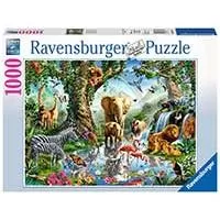Kliknite za detalje - Puzzle Slagalica 1000 delova Džungla i avantura Ravensburger 19837