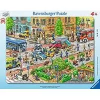 Kliknite za detalje - Puzzle slagalica 30 delova Gradski saobraćaj  Ravensburger 06172