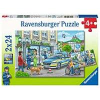 Kliknite za detalje - Puzzle 2x24 dela Policija na delu Ravensburger 05031