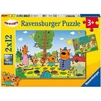 Kliknite za detalje - Puzzle 2x12 delova Porodica mačaka Ravensburger 05079