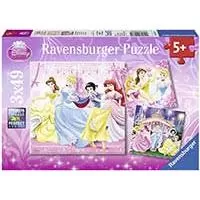 Kliknite za detalje - Puzzle 3x49 delova Dizni Princeze Ravensburger 09277