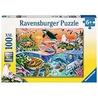 Kliknite za detalje - Puzzle 100 delova Prelepi okean Ravensburger 10681