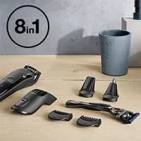 Kliknite za detalje - Braun 8U1 Trimer sa punjivom baterijom MGK5260 BLK/GREY + RZR