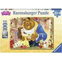 Kliknite za detalje - Puzzle 100 XXL delova Dizni Lepotica i Zver Ravensburger 13704