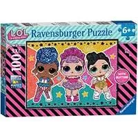 Kliknite za detalje - Glitter Puzzle 100 XXL delova LOL Iznenađenje Ravensburger 12881