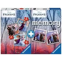 Kliknite za detalje - RAVENSBURGER puzzle + društvena igra Memorija - Disney - FROZEN II RA03032