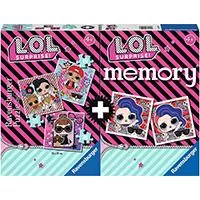 Kliknite za detalje - RAVENSBURGER puzzle + društvena igra Memorija - LOL Surprise RA20549