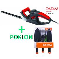 Električni trimer za živu ogradu Farm FZO550E + Poklon Set baštenskog alata FRASAF3