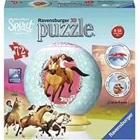 Kliknite za detalje - RAVENSBURGER 3D puzzle LOPTA Konji - Spirit Riding Free RA11143