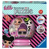 Kliknite za detalje - RAVENSBURGER 3D puzzle LOPTA LOL Surprise RA11162