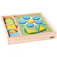 Kliknite za detalje - WOODY Didaktički set - Uklapalica sa osnovnim oblicima 91915