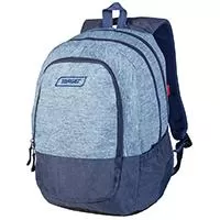 Kliknite za detalje - TARGET 3 ZIP Duel - Ranac za školu BLUE Melange 26644