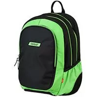 Kliknite za detalje - TARGET 3 ZIP Duel - Ranac za školu BLACK Green Apple 21300