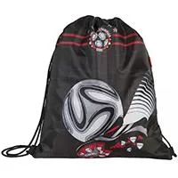 Kliknite za detalje - TARGET Vrećica za sportsku opremu Torba za fizičko Gym Bag FOOTBALL Black 17880