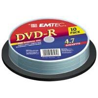 Emtec (BASF) - DVD-R 4.7GB/4x - prazni DVD mediji - 10 kom.