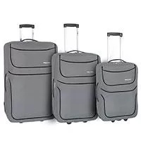 Kliknite za detalje - Enova Proširivi Koferi 75/65/55cm Barcelona Grey 512140