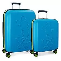 Kliknite za detalje - Disney ABS Koferi 55/68cm Mickey Colored Blue 34289