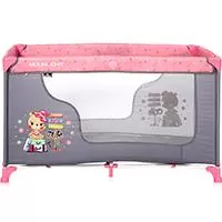 Kliknite za detalje - LORELLI Prenosivi krevetac Krevet torba MOONLIGHT 1 nivo Pink Travelling 10080392046