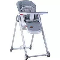 Kliknite za detalje - LORELLI Stolica za hranjenje Hranilica PARTY Grey PU Leathers 10100371987