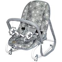 LORELLI Ležaljka za bebe TOP RELAX Grey Stars 10110022015 