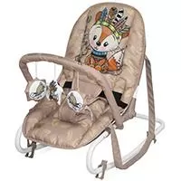 Kliknite za detalje - LORELLI Ležaljka za bebe TOP RELAX Beige Foxy 10110022042