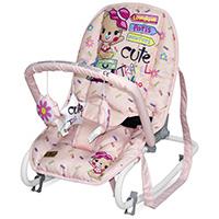 Kliknite za detalje - LORELLI Ležaljka za bebe TOP RELAX Pink Travelling 10110022046