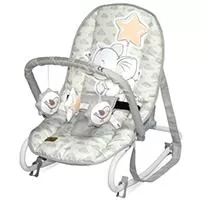 Kliknite za detalje - LORELLI Ležaljka za bebe TOP RELAX Light Grey Elephant 10110022048
