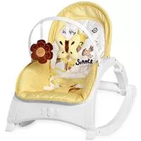 Kliknite za detalje - LORELLI Ljuljaška za bebe ENJOY Yellow Giraffe 10110112035