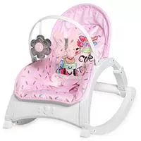 Kliknite za detalje - LORELLI Ljuljaška za bebe ENJOY Pink Travelling 10110112046