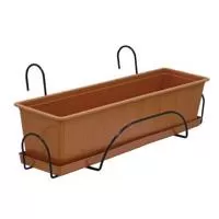 Kliknite za detalje - Balkonska korpa Ivona 60cm crna 1423 5kom