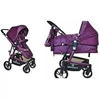 Kliknite za detalje - KIKKA BOO Kolica za bebe JASPER 2 u 1 sa reverzibilnim sedištem Purple 31001020026