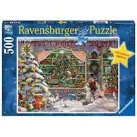 Kliknite za detalje - Puzzle 500 delova Božićna prodavnica Ravensburger 16534