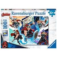 Kliknite za detalje - Puzle 100 delova Marvel Thor Ravensburger 13376