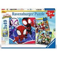 Kliknite za detalje - Slagalice za decu 3x49 delova Spidey Ravensburger 05730